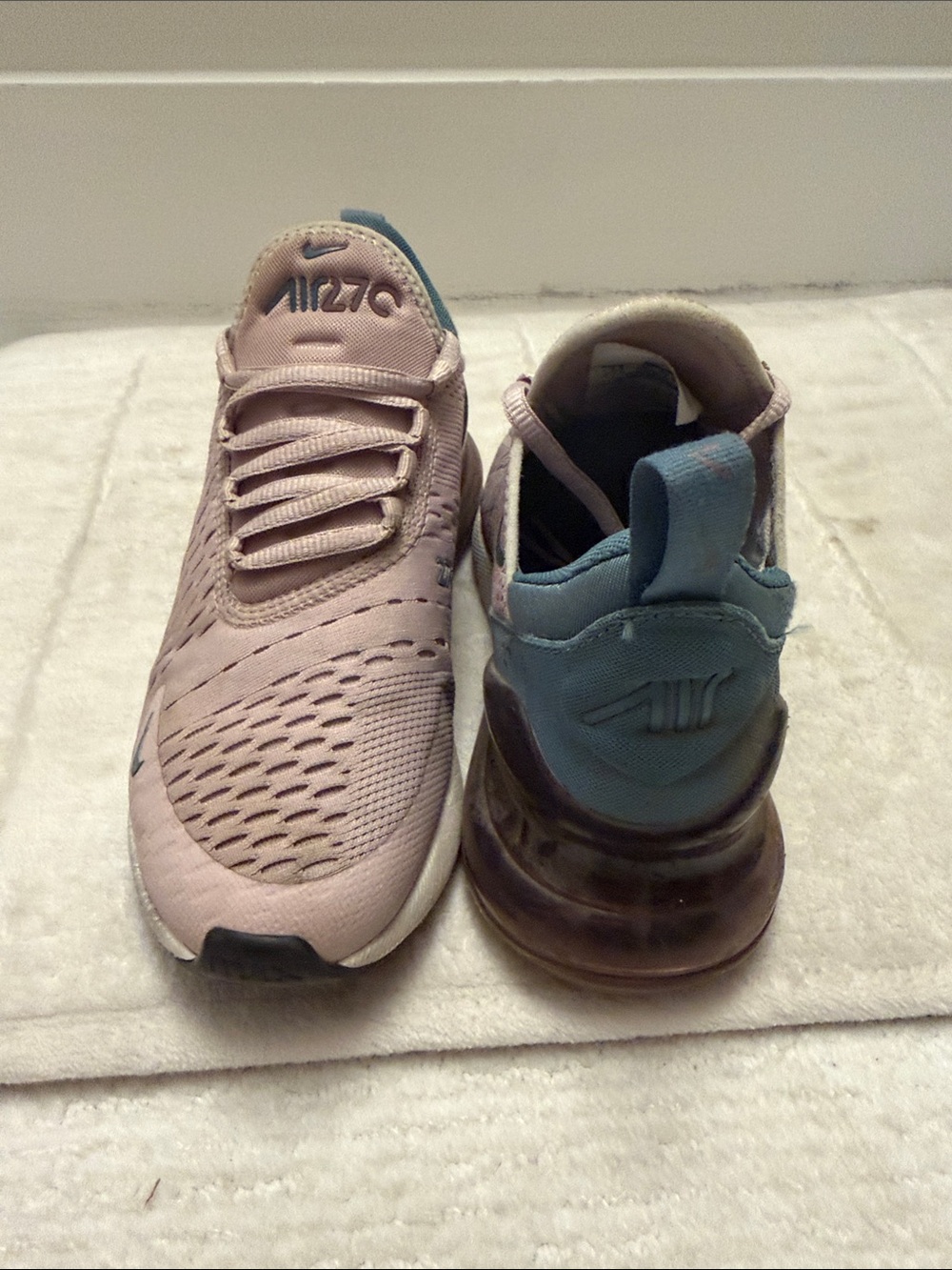 Nike Women's Air 270 Sneakers in Dusty Pink and Teal Accent size 7.5 - Picture 6 of 7